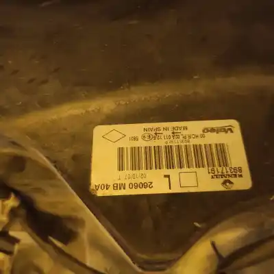 Second-hand car spare part LEFT HEADLIGHT for RENAULT MAXITY  OEM IAM references 26060MB40A  