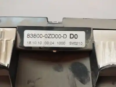 Peça sobressalente para automóvel em segunda mão quadrante por toyota auris active referências oem iam 83800-0zd00-d  verificado 14-10-25