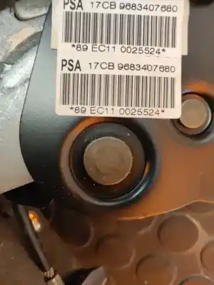 Second-hand car spare part handbrake lever for peugeot 207 xt pack oem iam references 9683407680