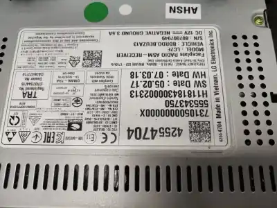 Peça sobressalente para automóvel em segunda mão sistema de áudio / rádio cd por opel corsa e selection ecoflex referências oem iam 42554704