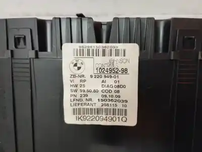 Peça sobressalente para automóvel em segunda mão quadrante por bmw serie 1 cabrio (e88) 118d referências oem iam 9220949-01