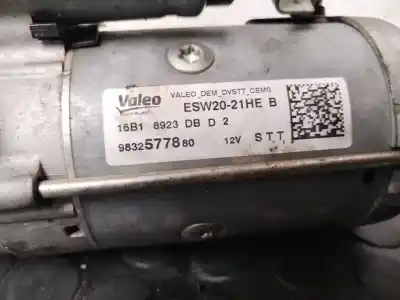 Piesă de schimb auto la mâna a doua electromotor pentru peugeot rifter bluehdi 75 referințe oem iam 9832577880