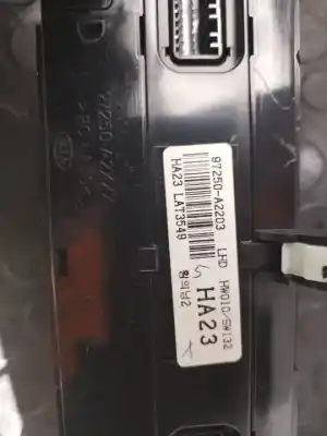 Second-hand car spare part climate control for kia cee´d tech oem iam references 97250a2203  verificado 27-10-25