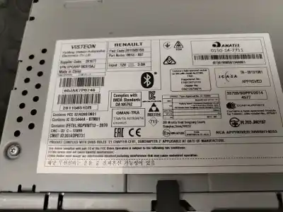 Автозапчасти б/у аудиосистема / радио cd за dacia dokker stepway essential ссылки oem iam 281158515r