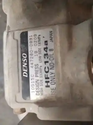 Second-hand car spare part air conditioning compressor for mitsubishi canter euro 5/eev 3c15 cabina individual (comfort) 150 cv / 110 kw oem iam references 447280-0891  