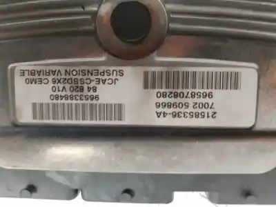 Pezzo di ricambio per auto di seconda mano centralina sospensione per citroen c6 exclusive riferimenti oem iam 9658708280