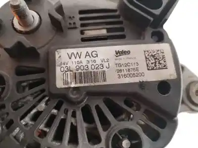 Peça sobressalente para automóvel em segunda mão alternador por seat leon sc (5f5) 2.0 tdi referências oem iam 
