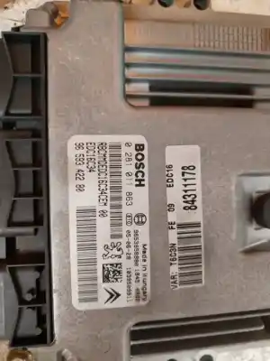 Автозапчастина б/у ебу контролер двигуна для peugeot 307 break/sw (s2) sw pack 109 cv / 80 kw посилання на oem iam 0281011863