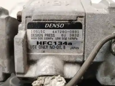 Second-hand car spare part air conditioning compressor for mitsubishi canter euro 5/eev 7c15 cabina individual (comfort) 150 cv / 110 kw oem iam references 447280-0891  