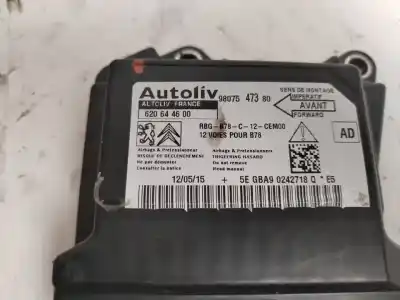 Автозапчастина б/у блок управління подушками безпеки для citroen c4 grand picasso attraction посилання на oem iam 9807547380