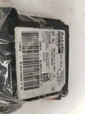 Second-hand car spare part airbag control unit for citroen c4 picasso intensive oem iam references 9807547380  verificado 22-7-25