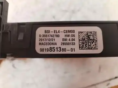 Автозапчасти б/у блок реле/предохранителей за citroen c4 picasso feel ссылки oem iam 9819851380  verificado 25-09-25