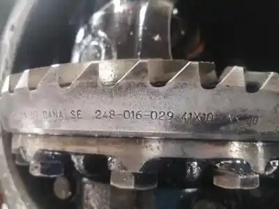 Second-hand car spare part rear differential for renault mascott fg 150. 35/55/65 cabina individual 150 cv / 110 kw oem iam references 248-016-029  