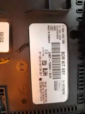 Peça sobressalente para automóvel em segunda mão caixa de fusíveis e relés por ford focus turnier active 125 cv / 92 kw referências oem iam jx6t15604bjh