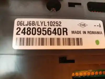 Peça sobressalente para automóvel em segunda mão quadrante por renault clio v intens referências oem iam 248095640r