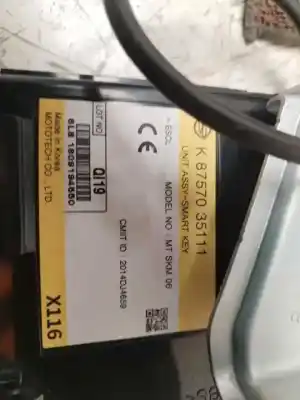 Автозапчасти б/у электронный модуль за ssangyong tivoli sapphire 4x2 116 cv / 85 kw ссылки oem iam k8757038111