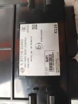 Автозапчасти б/у электронный модуль за ssangyong tivoli sapphire 4x2 116 cv / 85 kw ссылки oem iam k8711035450