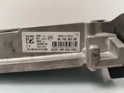 Автозапчасти б/у электронный модуль за citroen c4 grand picasso rip curl ссылки oem iam 9819598180  