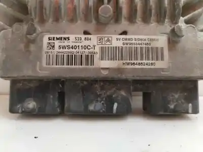 Peça sobressalente para automóvel em segunda mão centralina de motor uce por citroen c3 hdi 70 furio referências oem iam 5ws40110c-t