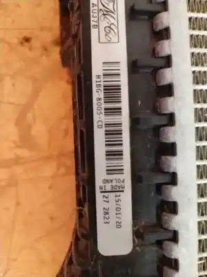 Second-hand car spare part water radiator for ford puma hybrid st-line 125 cv / 92 kw oem iam references h1bg8005cd  