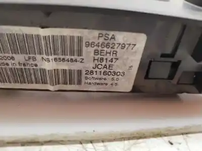 Автозапчастина б/у клімат-контроль для peugeot 307 break/sw (s2) sw pack + 136 cv / 100 kw посилання на oem iam 9646627977