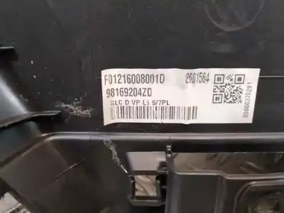 Peça sobressalente para automóvel em segunda mão conjunto estofado / cartão por opel combo cargo (e) edition 102 cv / 75 kw referências oem iam 98169204zd