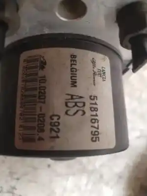 Second-hand car spare part abs for fiat ii doblò (152) dynamic 105 cv / 77 kw oem iam references 51816795