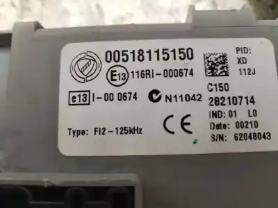 Second-hand car spare part fuse box unit for fiat ii doblò (152) dynamic 105 cv / 77 kw oem iam references 518115150
