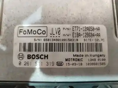 Tweedehands auto-onderdeel ecu motorcontroller voor ford transit courier limited 101 cv / 74 kw oem iam-referenties et71-12a650-na