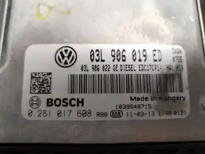 Second-hand car spare part ecu engine control for seat exeo (3r2) 2.0 tdi oem iam references 03l906019ed  