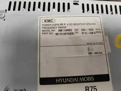 Second-hand car spare part multifunction display for kia rio emotion oem iam references 961701w750ca  