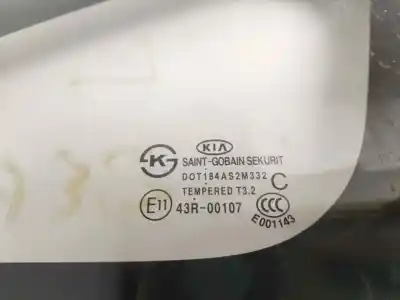 Peça sobressalente para automóvel em segunda mão vidro de custódia triangular traseiro esquerdo por kia rio emotion referências oem iam e1143r00107  