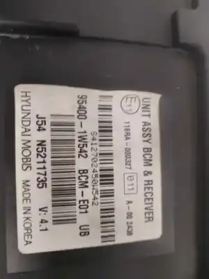 Second-hand car spare part electronic module for kia rio emotion oem iam references 95400-1w542  