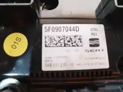 Second-hand car spare part climate control for seat leon (5f1) 1.6 tdi oem iam references 5f0907044d  