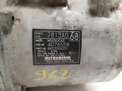 Автозапчастина б/у компресор кондиционера для mitsubishi outlander (cw0) 2.0 di-d invite посилання на oem iam 7813a068  