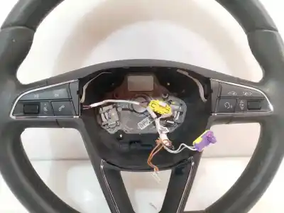 Second-hand car spare part steering wheel for seat leon (5f1) 1.6 tdi oem iam references 5f0419091l