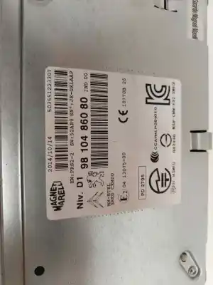Peça sobressalente para automóvel em segunda mão módulo / sistema de navegação gps por citroen c4 picasso intensive referências oem iam 9810486080