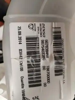 Peça sobressalente para automóvel em segunda mão ventilador de aquecimento por citroen c4 picasso intensive referências oem iam 967638458