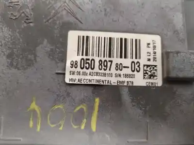 Peça sobressalente para automóvel em segunda mão display gps / multimídia por citroen c4 picasso intensive referências oem iam 9805089780