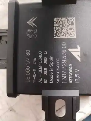 Second-hand car spare part electronic module for citroen c4 picasso intensive oem iam references 9800017480  