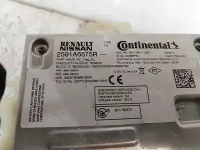 Second-hand car spare part electronic module for renault clio v intens oem iam references 2591a6575r  