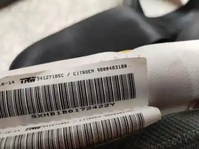 Second-hand car spare part front left curtain airbag for citroen c4 picasso intensive oem iam references 9800483180  