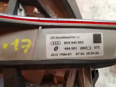 Second-hand car spare part interior left tailgate light for audi a4 avant (8e) 2.0 tdi oem iam references 8e9945093  