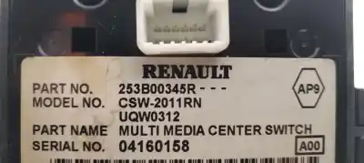Автозапчасти б/у многофункциональное управление за renault scenic iii xmod bose 110 cv / 81 kw ссылки oem iam 253b00345r  