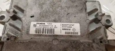 Second-hand car spare part ecu engine control for renault twingo dynamique 76 cv / 56 kw oem iam references 8200774747  verificado 21-7-25