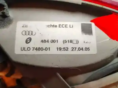 Peça sobressalente para automóvel em segunda mão farolim traseiro esquerdo por audi a4 avant (8e) 2.0 tdi referências oem iam 484001  verificado 1-10-25