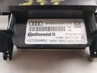 Peça sobressalente para automóvel em segunda mão comando de sofagem (chauffage / ar condicionado) por audi a3 (8p1) 2.0 tdi 16v referências oem iam 8p0820043bk  verificado 27-10-25