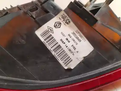 Second-hand car spare part right tailgate light for renault clio iv dynamique oem iam references 265509846r  
