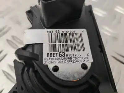 Second-hand car spare part accelerator pedal for peugeot rifter allure standard oem iam references 9836042280