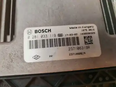 Peça sobressalente para automóvel em segunda mão centralina de motor uce por renault clio iv dynamique referências oem iam 0281033119